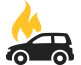 Epave voiture brûlée, Epave voiture incendiée